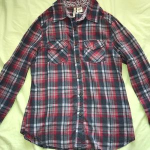 Red/Gray Plaid Flannel